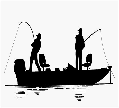 fishing boat silhouette clip art